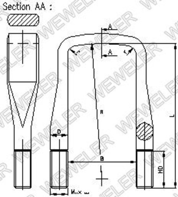 ETRIER. DE RESSORT